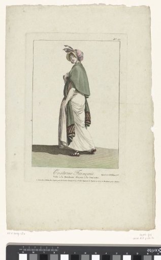 French Costume, then New Parisian Costume 1799-1810, No. 17: Dress in the Manner of the Mesulmane (...)
