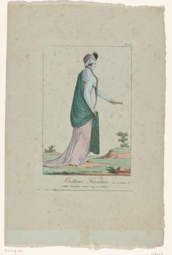 French Costume, then New Parisian Costume 1799-1810, No. 76: Asian Coiffure (...)