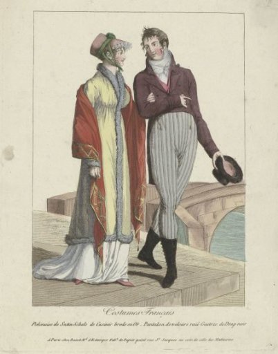 French Costumes, 1799: Satin Polonaise (...)