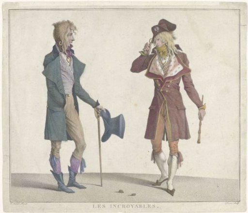 The Incroyables, 1796