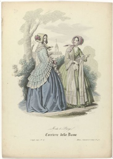 Corriere delle Dame, July 3, 1847, No. 37: Paris Fashion