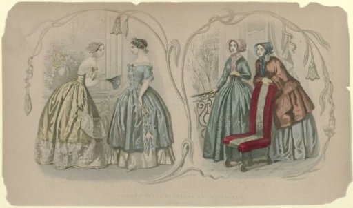 Godey's Ladies Book 1850: Godey's Paris Fashions Americanized
