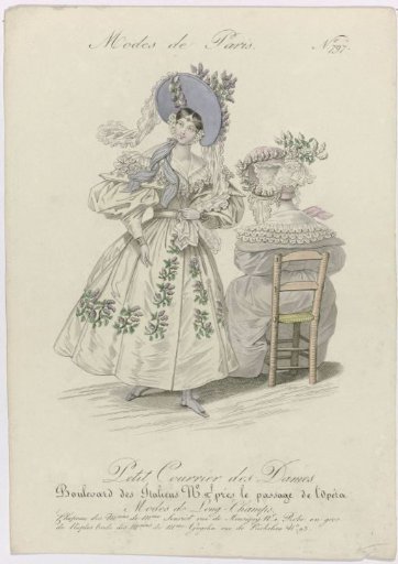 Petit Courrier des Dames, 1831, No. 797: Hat of the Messieurs and Madame Seuriot (...)