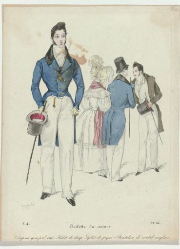 La Mode, 1830, Pl. 66, Vol. 4: Toilet of silk (...)