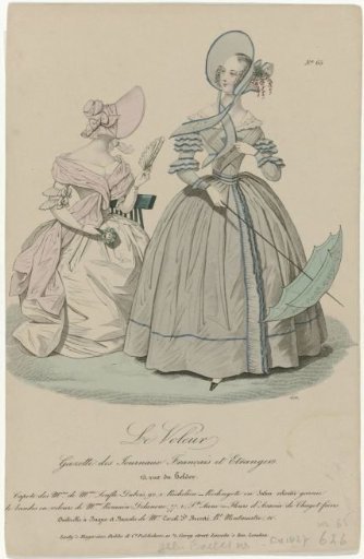 The Thief, ca. 1837, No. 65, No. 626: Mme Lenfle-Dubois's Half-veiled Cap (...)