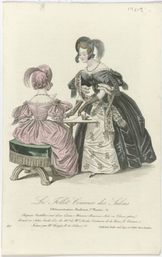 Le Follet Courrier des Salons, 1835, No. 417: Castilian Hat (...)