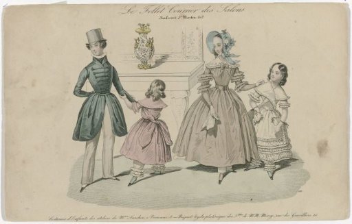 Le Follet Courrier des Salons, 1837, No. 583: Children's Costumes (...)