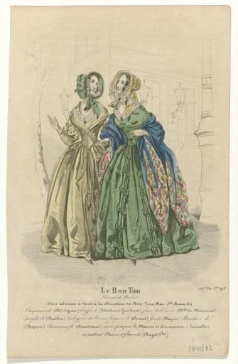 Le Bon Ton, Journal de Mode, 1841-1842, 267th Issue, No. 493: Hats of Fabrics (...)