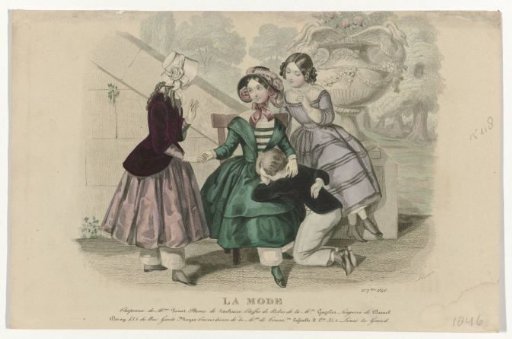 La Mode, September 25, 1846: Hats by Mrs. Penet (...)