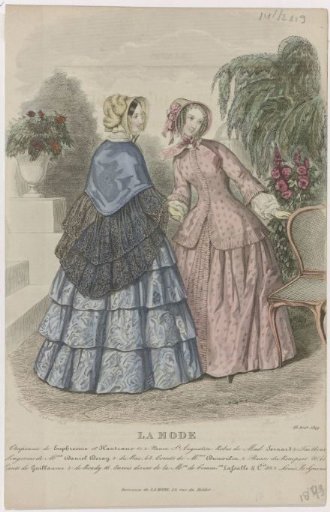 La Mode, 15 August 1849: Hats by Euphrosin (...)