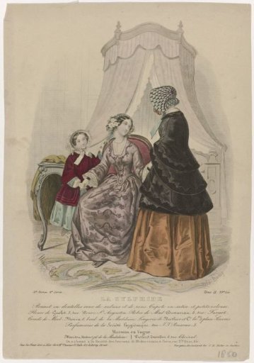 La Sylphide, 1850, 11th Year, 2nd Series, Volume 9, 33rd Issue: Bonnets and Laces (...)