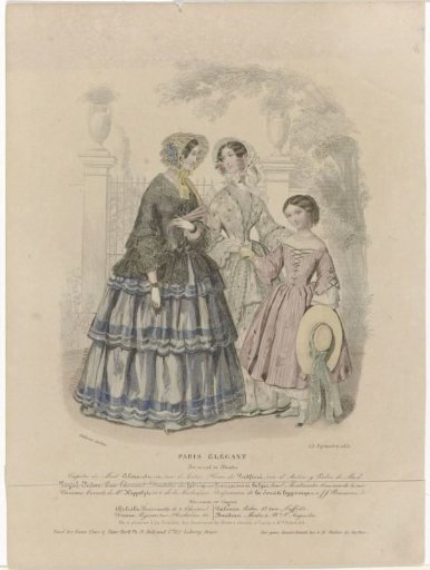 Paris Élégant, 15 September 1851: Bonnets by Madam (...)