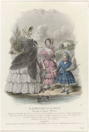 Le Moniteur de la Mode, June 1851, No. 297: Fashions by Madam Plé Horain (...)
