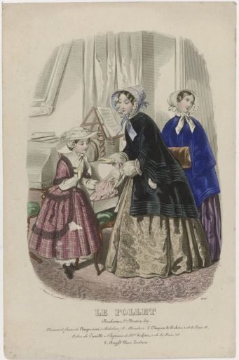 Le Follet, 1851, No. 1647: Feathers and Flowers (...)