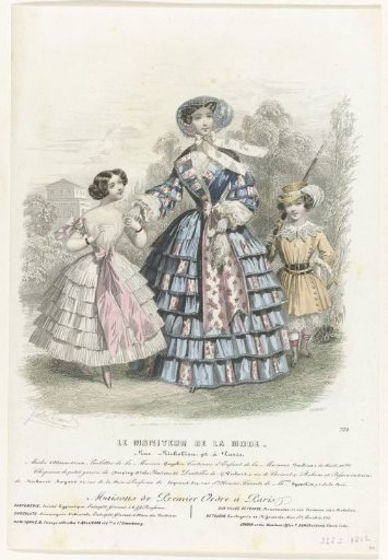 The Fashion Monitor, 1852, No. 332: Fashions of Alexandrin (...)