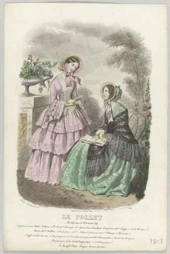 Le Follet, 1852, No. 1744: Linens by Mme Chalet Rabier (...)
