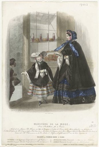 The Fashion Monitor, 1852, No. 344: Fashions of the House (...)