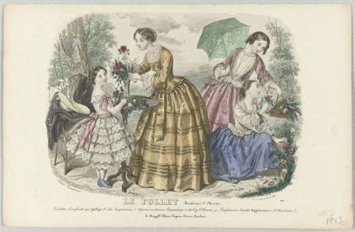Le Follet, 1853, No. 1816: Children's Outfits (...)