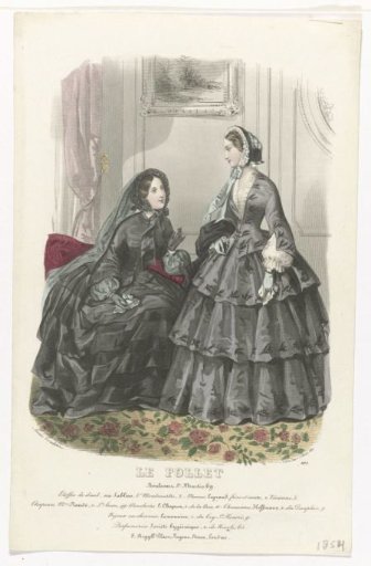 The Follet, 1854, No. 1873: Mourning Fabrics (...)