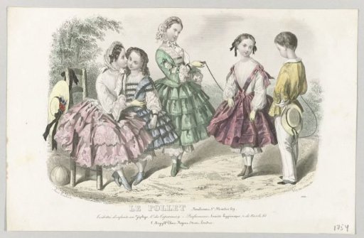 The Follet, 1854, No. 1904: Children's Outfits (...)