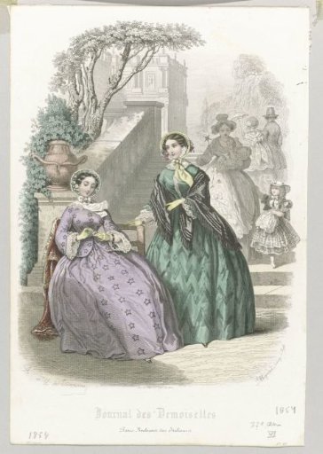 Journal of Young Ladies, 1854, No. 4, 22nd year