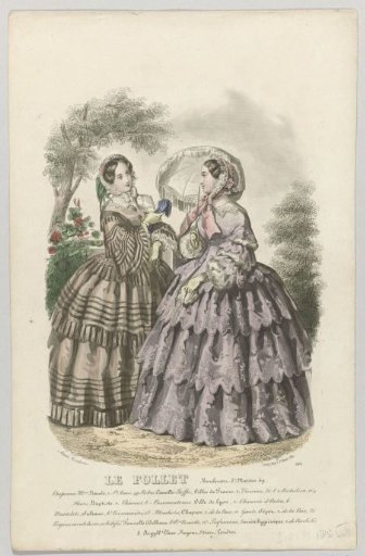 The Follet, 1855, No. 1971: Hats by Mme Naudé (...)