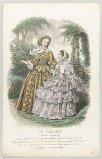 The Follet, 1855, No. 1986: Hats by Mme Naudé (...)