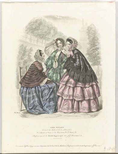 Paris Élégant, ca. 1855: Journal of Fashions (...)