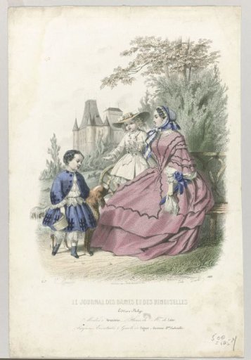 Le Journal des Dames et des Demoiselles, 1857, No. 500, Belgian Edition: Fashions (...)