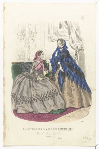 La Parterre des Dames & Des Demoiselles, 1857, No. 2146