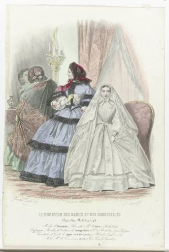 Moniteur des Dames et des Demoiselles, 1858: Alexandrine Modes (...)
