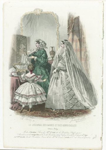 Le Journal des Dames et des Demoiselles, 1858, 1.4, No. 525: Belgian Edition, Modes (...)