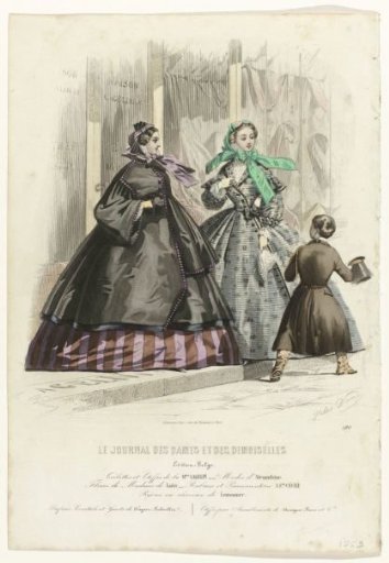 Le Journal des Dames et des Demoiselles, 1859 No. 580: Belgian Edition. Toilettes (...)
