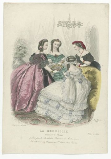 La Corbeille, February 1, 1860, No. 232: Journal de Modes (...)