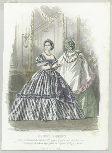 Les Modes Parisiennes, 1860, No. 882: Robes and Sorti (...)
