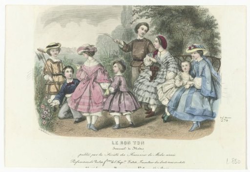 Le Bon Ton, Journal of Fashion, 1860, No. 270: Perfumery of Violet (...)