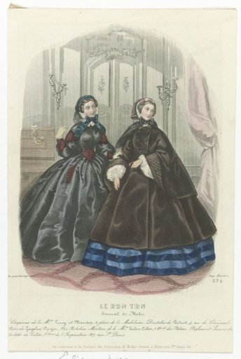 Le Bon Ton, Journal of Fashion, 1860, No. 234: Hats by Madame Leroy (...)