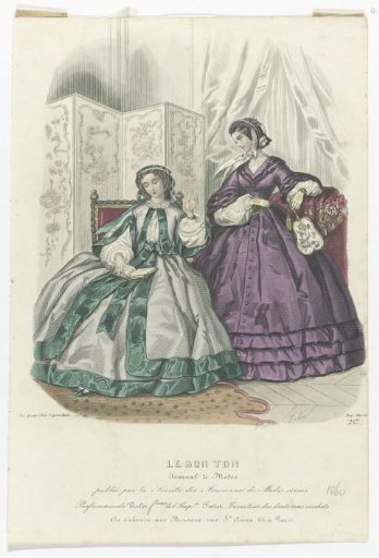 Le Bon Ton, Journal of Fashion, 1860, No. 217: Perfumery of Violet (...)