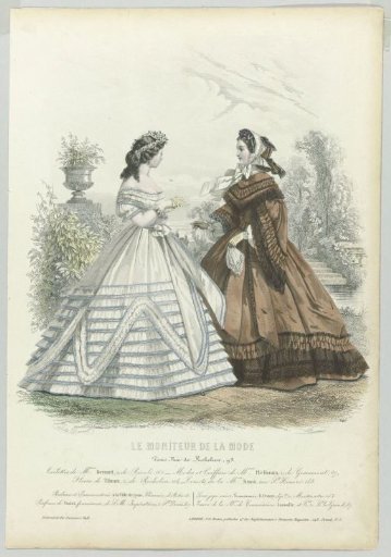 Le Moniteur de the Mode, 1861, No. 645: Toilettes of Mme Bernard (...)