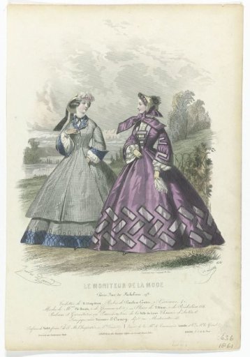 Le Moniteur de the Mode, 1861, No. 636: Toilettes of R.Lhopiteau (...)