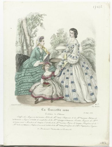 La Gazette Rose, June 16, 1862, No. 417: Castle Outfits (...)