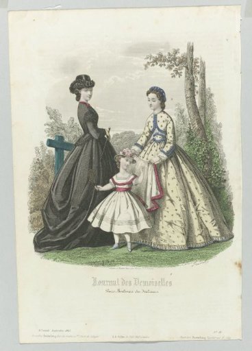 Journal des Demoiselles, September 1863, 31st year, No. 9