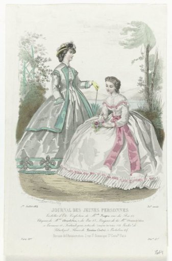 Journal des Jeunes Personnes, July 1, 1864, 32nd year: Summer Outfits (...)
