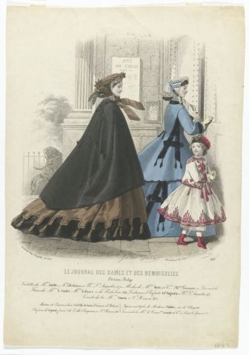 Le Journal des Dames et des Demoiselles, 1864, No. 760: Belgian Edition. Toilettes (...)