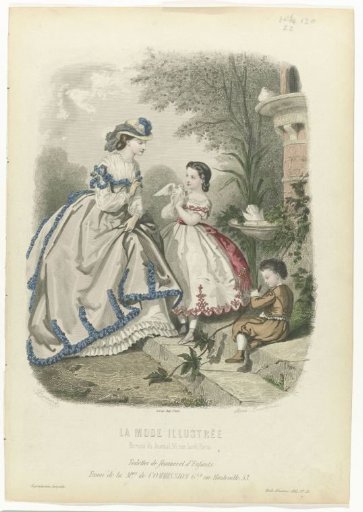 La Mode Illustrée, 1864, No. 26: Women's Outfits (...)