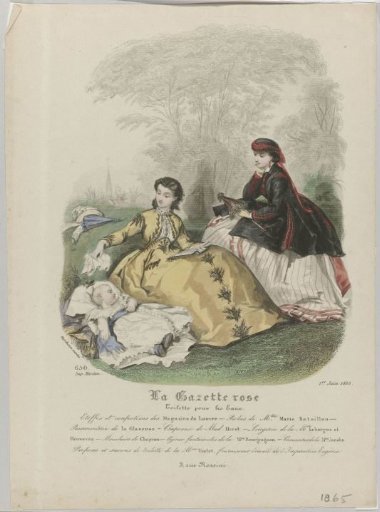 La Gazette Rose, June 1, 1865, No. 650: Fabrics and Ready-to-Wear (...)