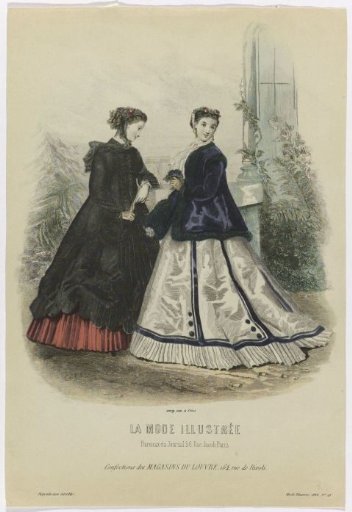 La Mode illustrée, 1866, No. 41: Ready-to-Wear from the Louvre Stores (...)