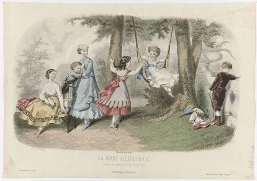 La Mode Illustrée, 1867, No. 29: Children's Costumes