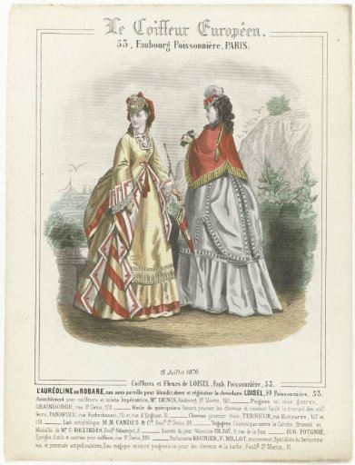 The European Hairdresser, 15 July 1870: The Auréoline of Robar (...)