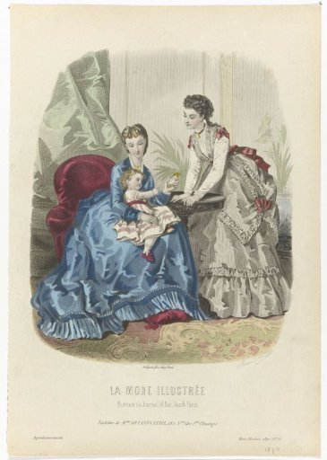 La Mode Illustrée, 1870, No. 11: Toilettes of Mrs. Breant-Castel (...)